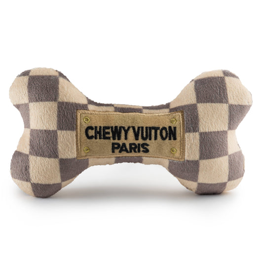 Large Checker Chewy Vuiton Bones