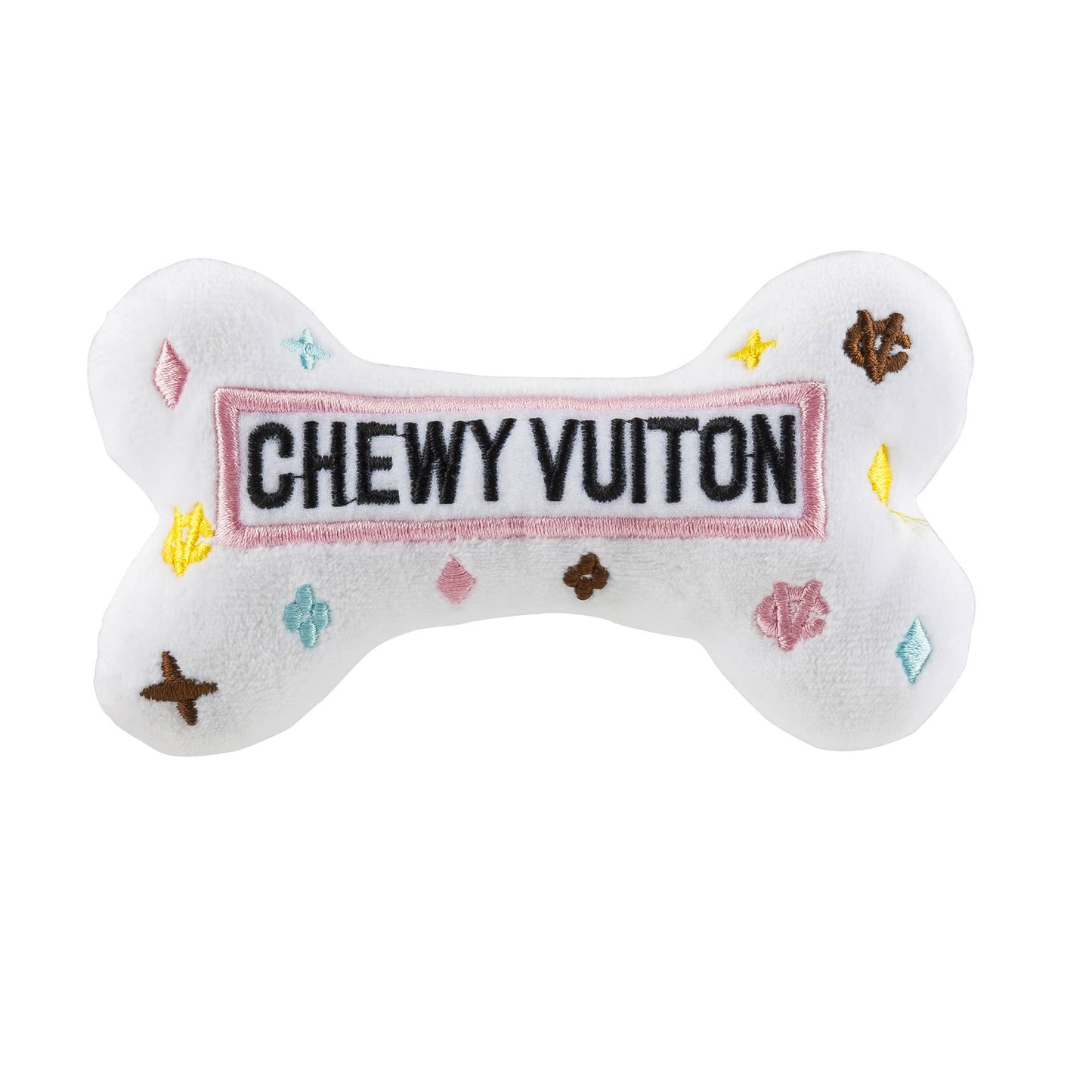 Small White Chewy Vuiton Bones