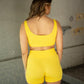 Sunny Ribbed Active Bra