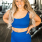 Carson Ribbed High-Waist Active Shorts
