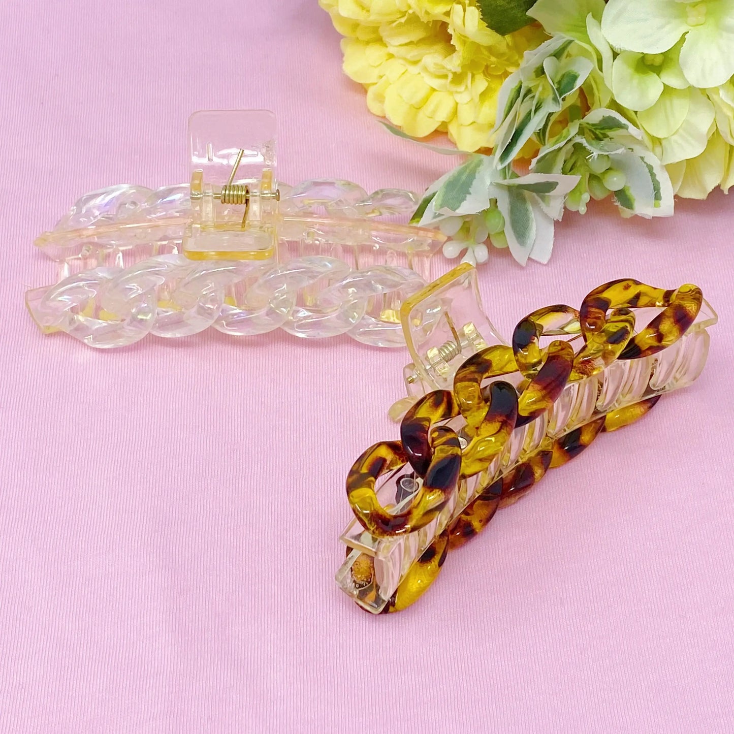 Resin Link Hair Claw Set (2)