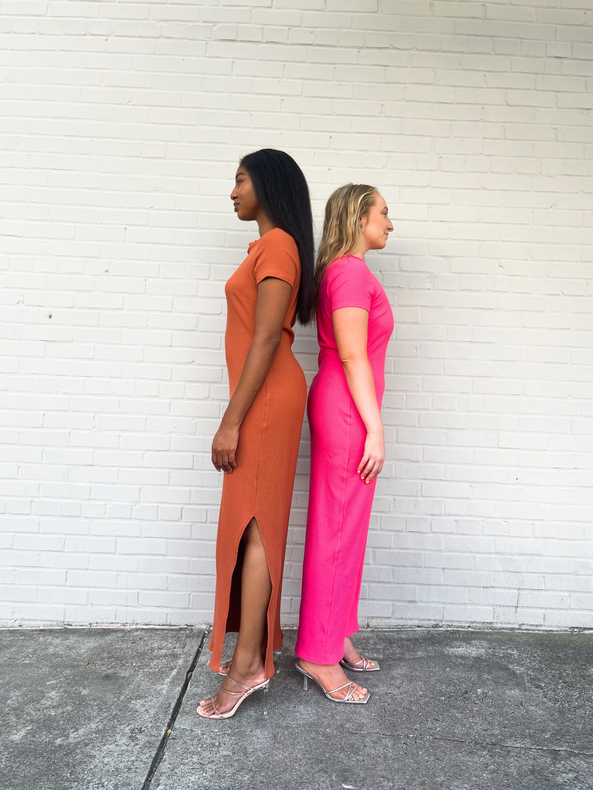 delaney knit maxi dress Delaney Ribbed Knit Maxi Dress