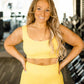Sunny Ribbed Active Bra