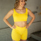 Sunny Ribbed Active Bra