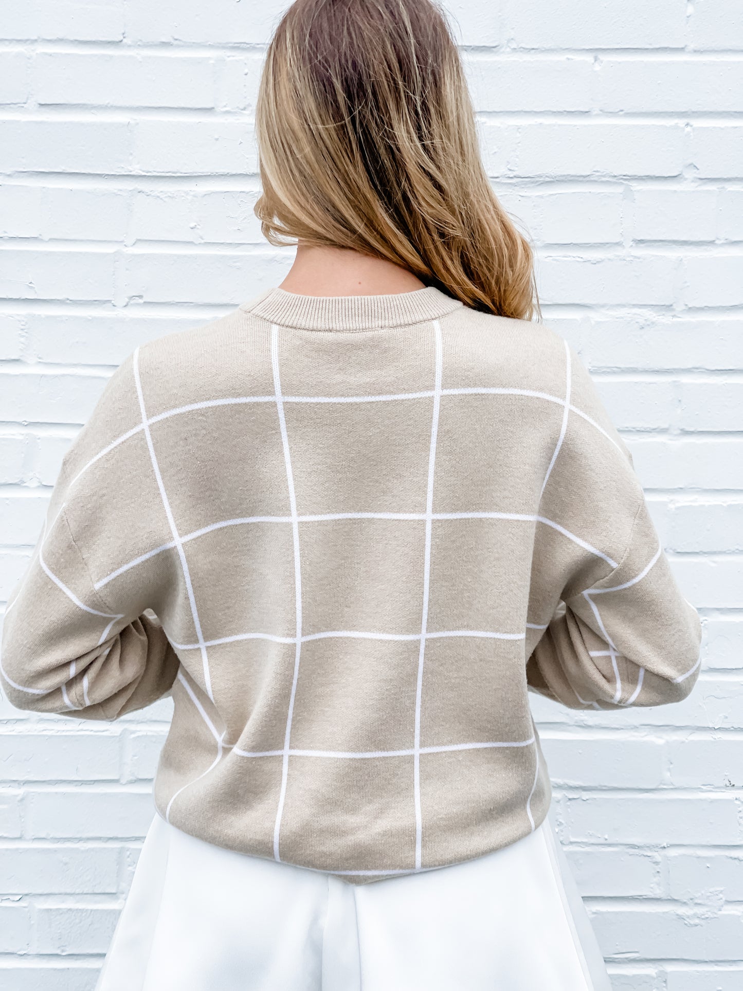 Dansby Window Pane Sweater