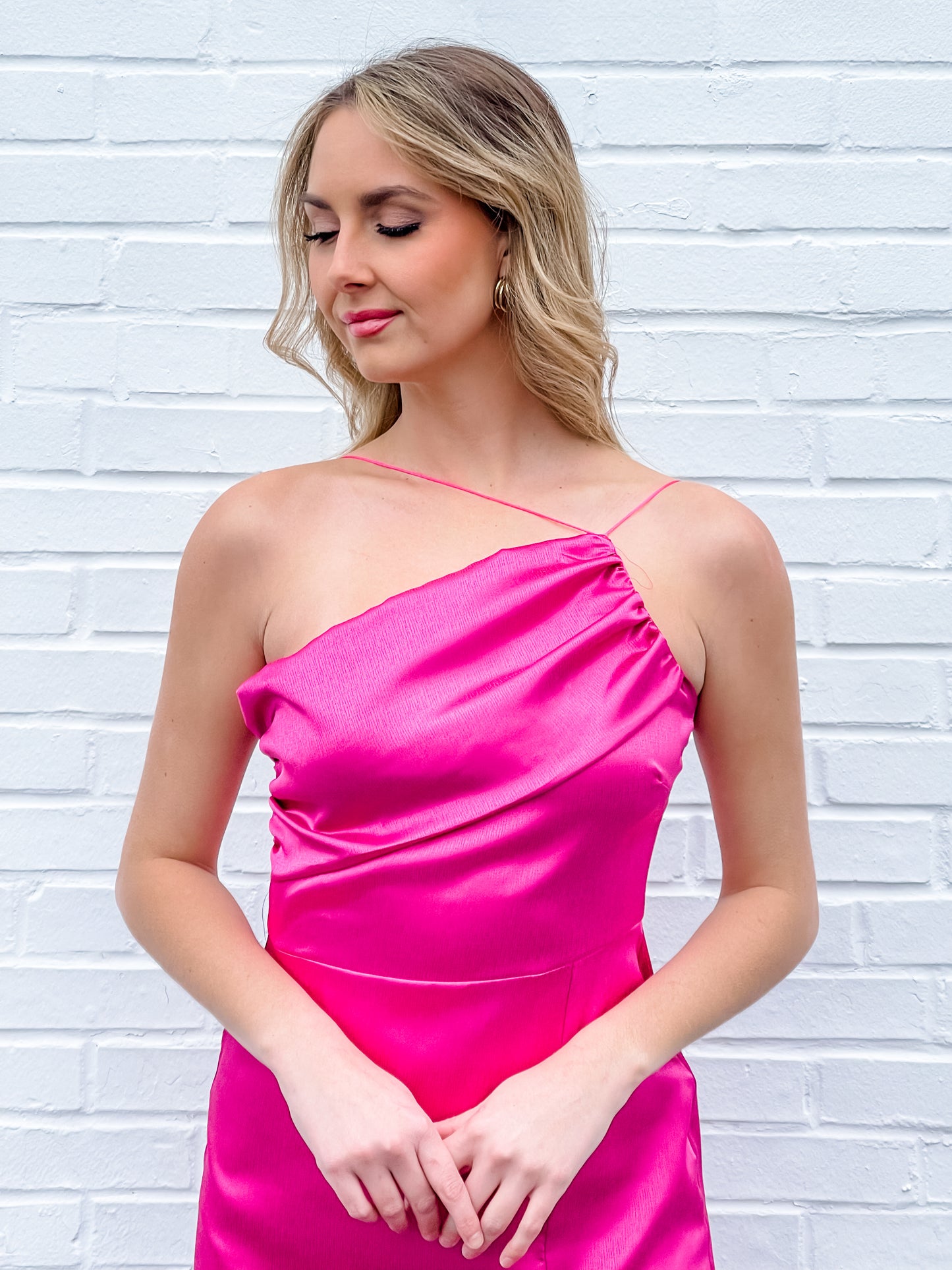 Joanna Magenta Midaxi Dress